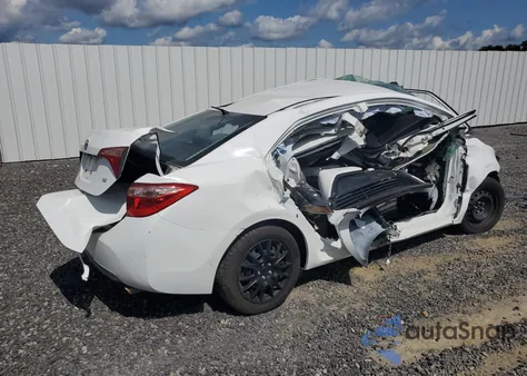 2019 Toyota Corolla L из США, поврежденный, VIN 2T1BURHE0KC134307